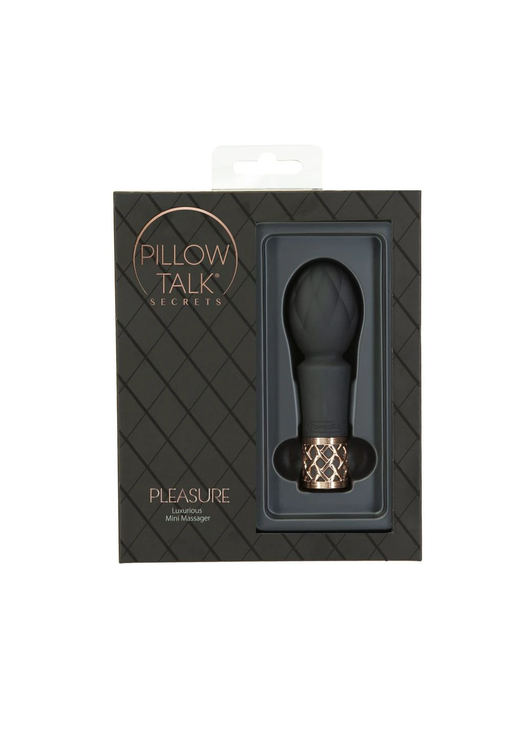 Массажер в виде микрофона Secrets черный Pillow Talk (382850989)