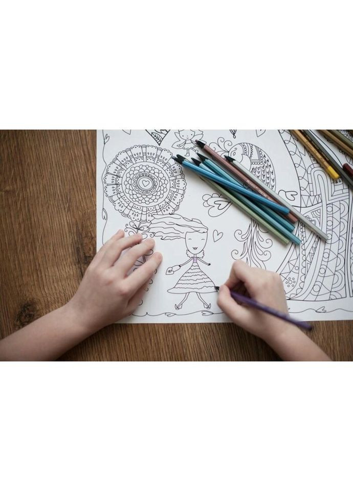 Обои-раскраски Город с Тачками 60*100 C-100006 Kolorit (324103971)