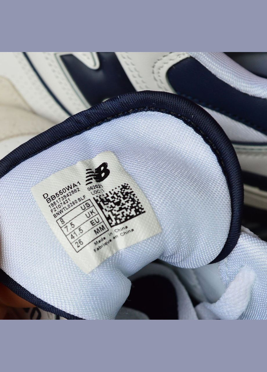 Белые демисезонные мужские кроссовки кеды белые с синим кожаные с замшей весенние осенние стильные топ качество No Brand кросівки