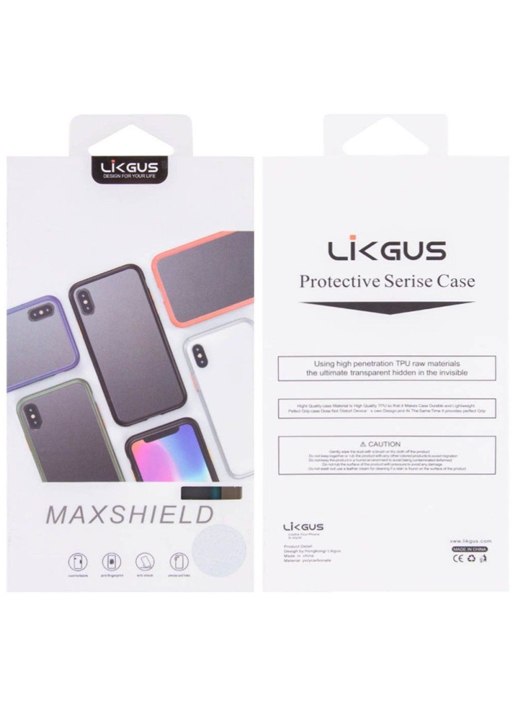 TPU+PC чехол Maxshield для Apple iPhone 11 Pro (5.8") LikGus (293153174)