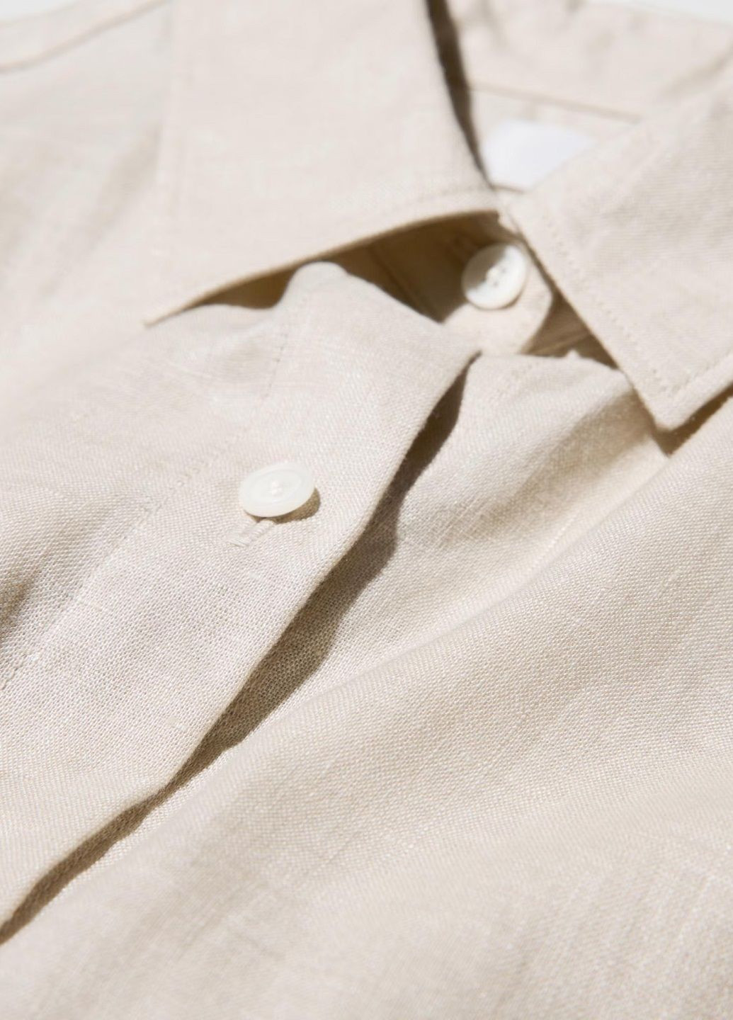 Оранжевая рубашка однотонная Uniqlo