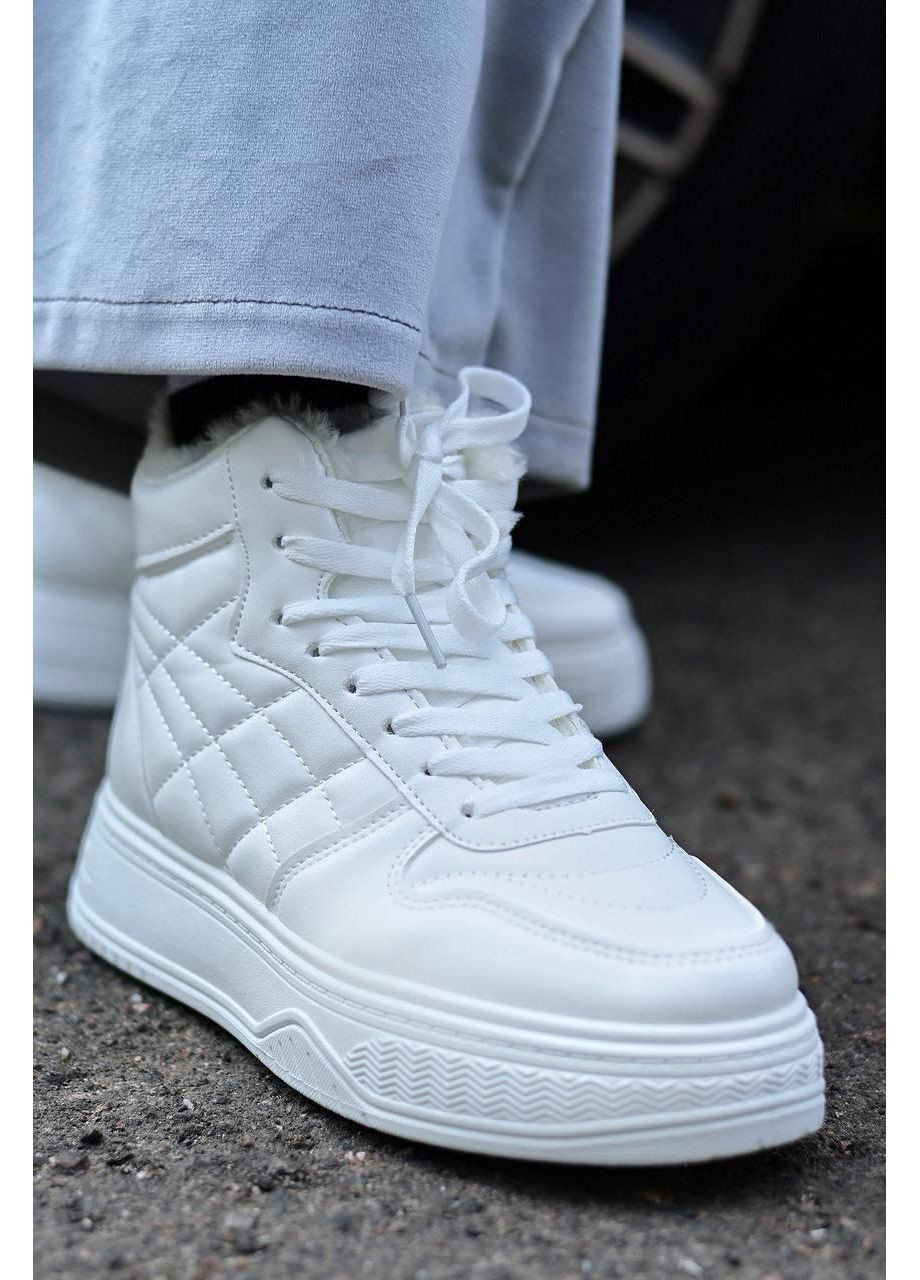 Черевики жіночі зимові білі No Brand Черевики зимові жіночі (367020338)