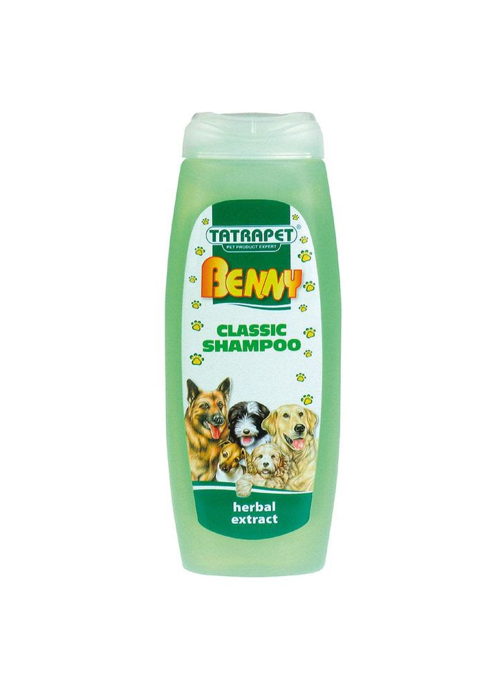 Шампунь для собак и кошек Benny классический с травяным экстрактом от перхоти 200 мл 481.43 TATRAPET (278309959)