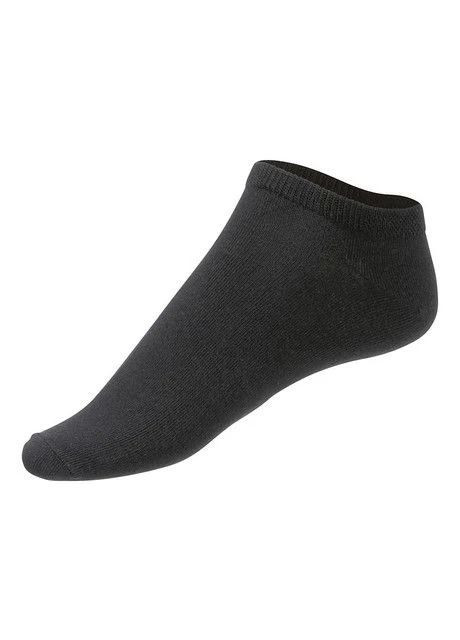Чорні чоловічі короткі шкарпетки (набір 2 шт) Livergy однотонні (351850965)