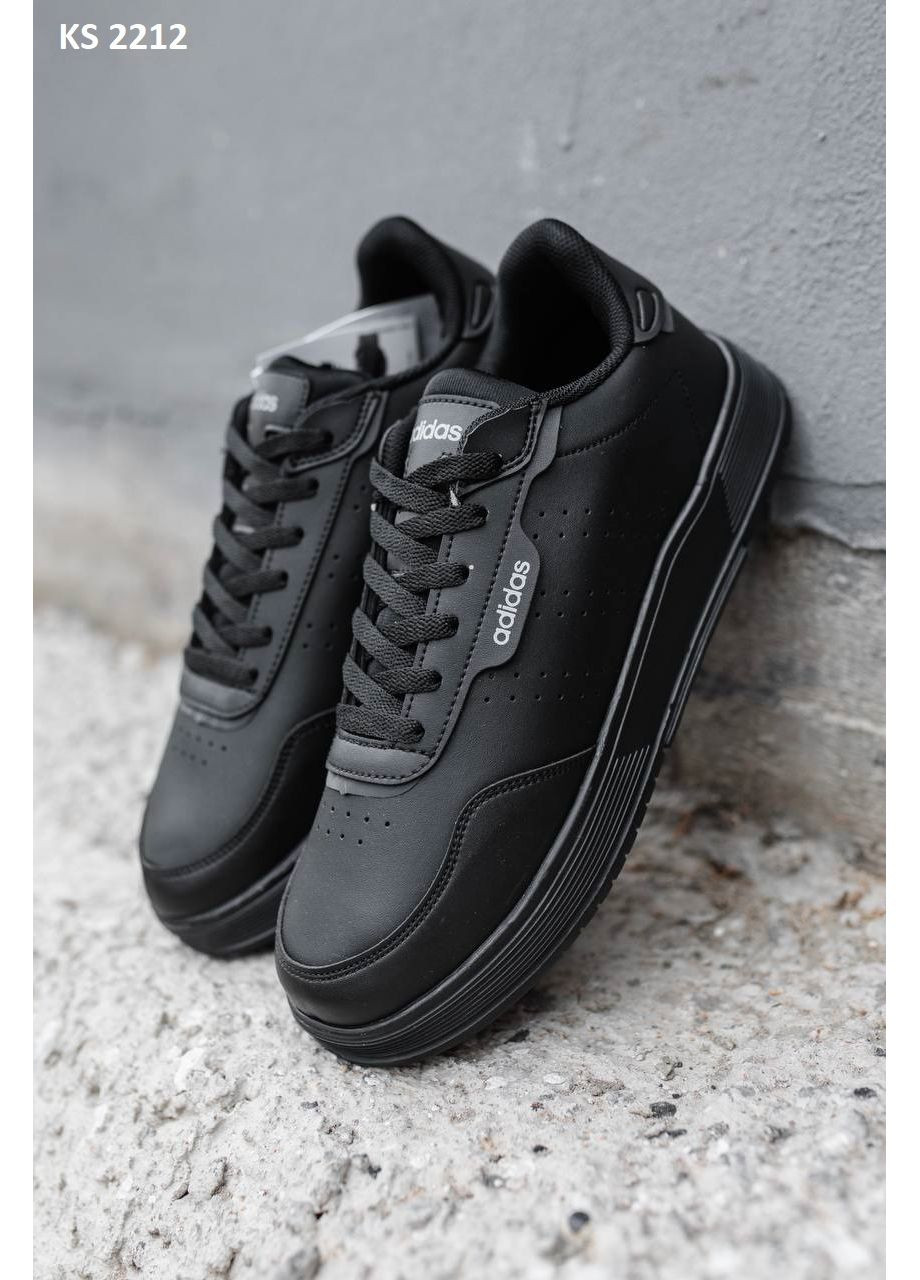 Чорні Осінні кросівки чоловічі adidas black адідас No Brand