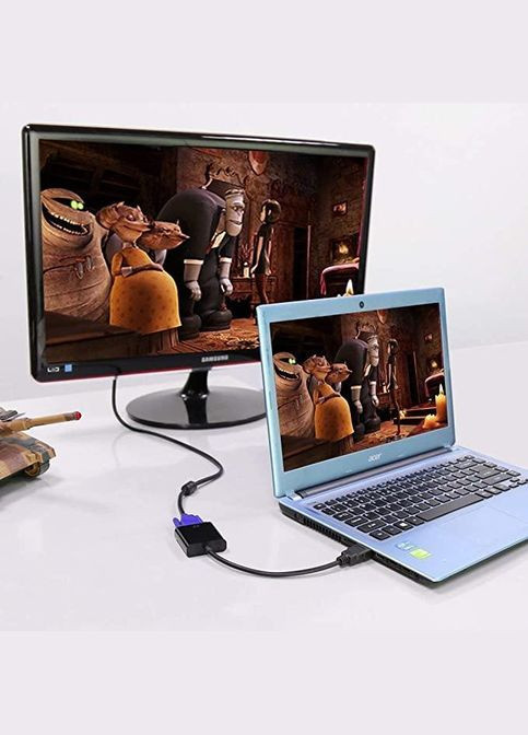 Перехідник DisplayPort VGA HDTV 25 см Gana (301854114)