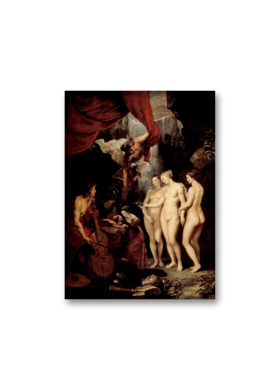 Друк на полотні Виховання Марії Медічі Пітер Пауль Рубенс 40x60 No Brand (346494322)