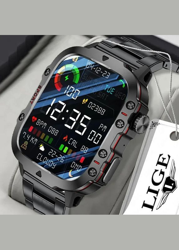 Smart Expert Nano Steel, 2 ремінці Lige (346532093)