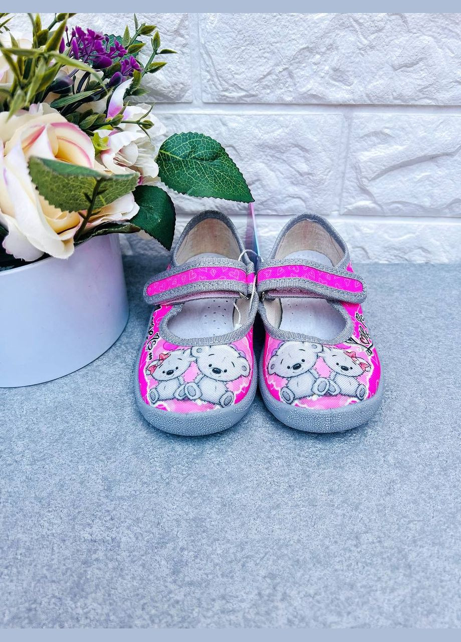 Розовые тапочки для девочки Waldi