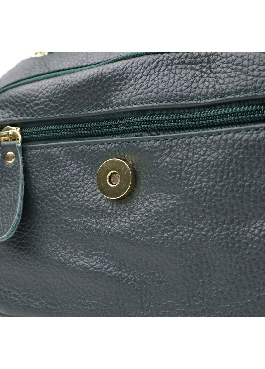 Повседневная женская сумка из натуральной кожи 22970 Зеленый Vintage (349442764)