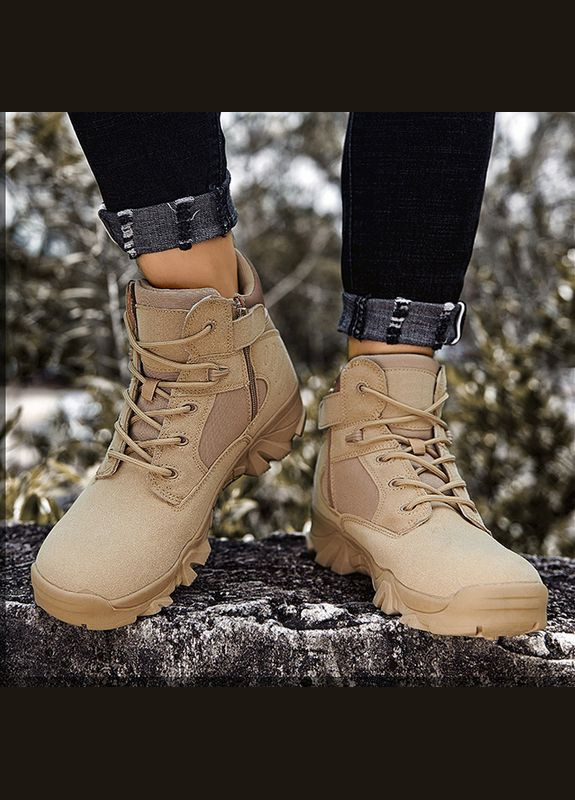 Тактические ботинки 6675 Sand Khaki размер 42 мужские армейские tactical Lesko (326807080)