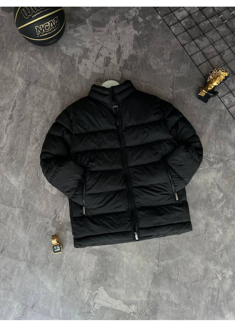 Чорна демісезонна чоловіча куртка 🧥 (заміри в описі) GD/GL Модний простір
