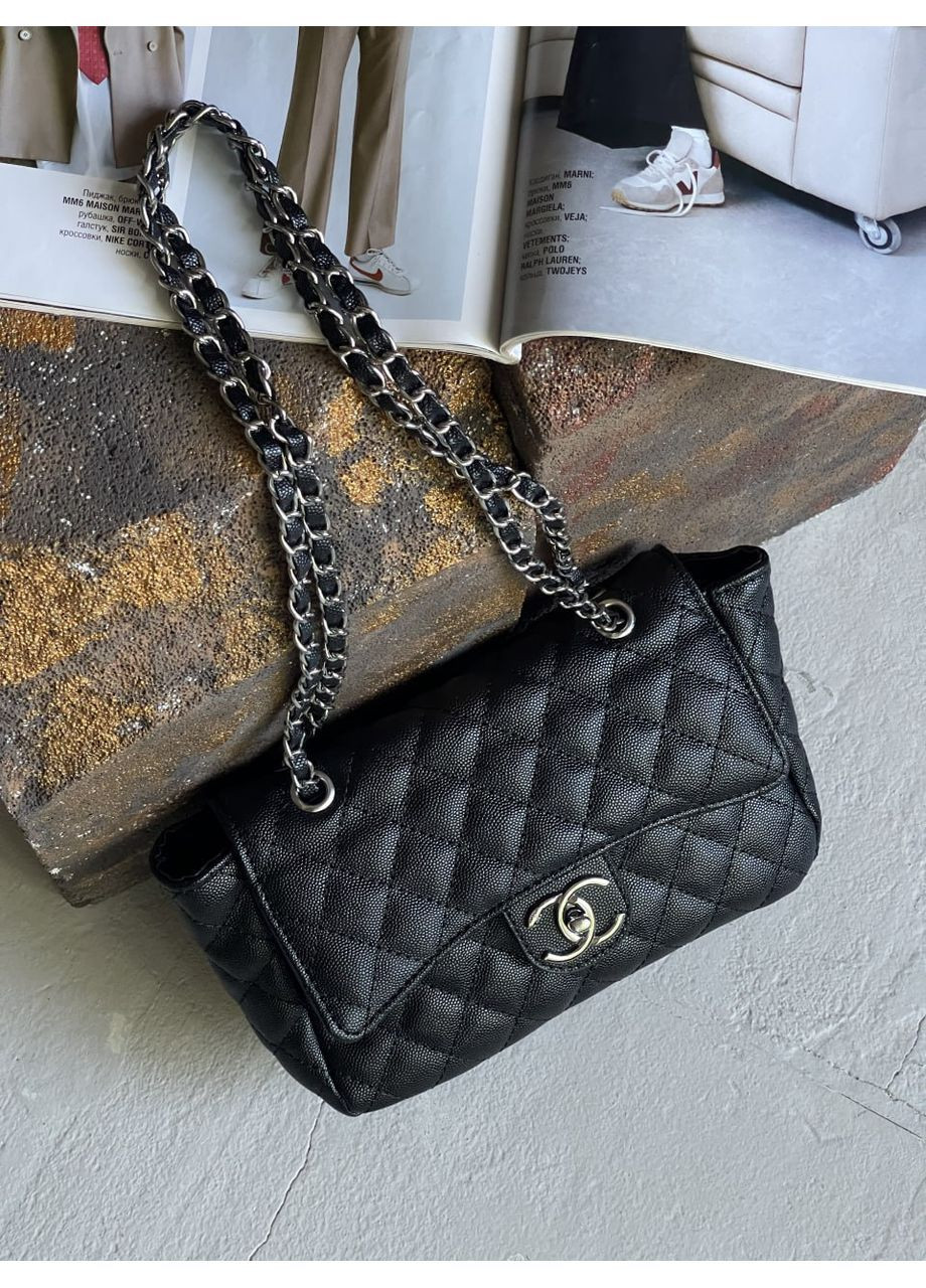 Жіноча сумка Chanel структурна чорна No Brand (367831330)