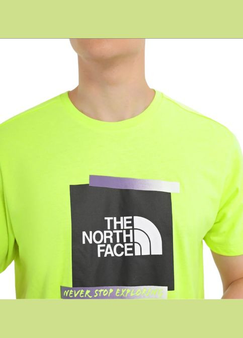 Жовта футболка graphic The North Face