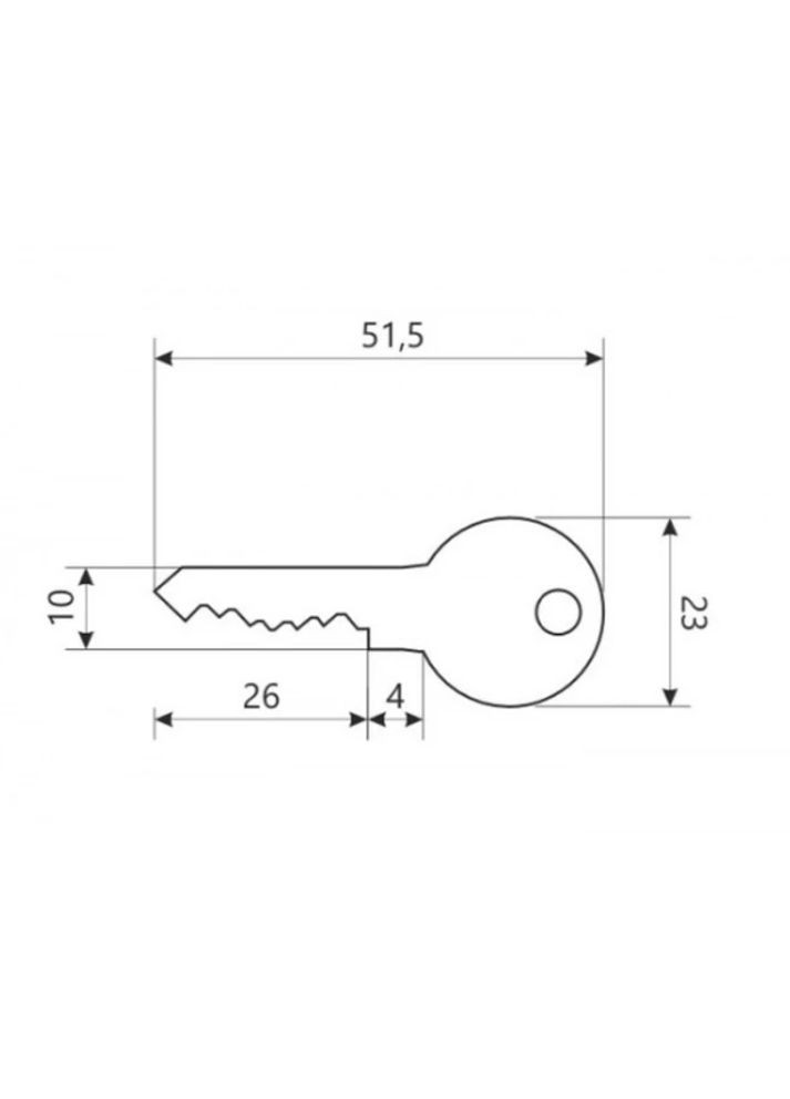Цилиндр Avers LL-60-G (UA) золото Apecs (370289909)
