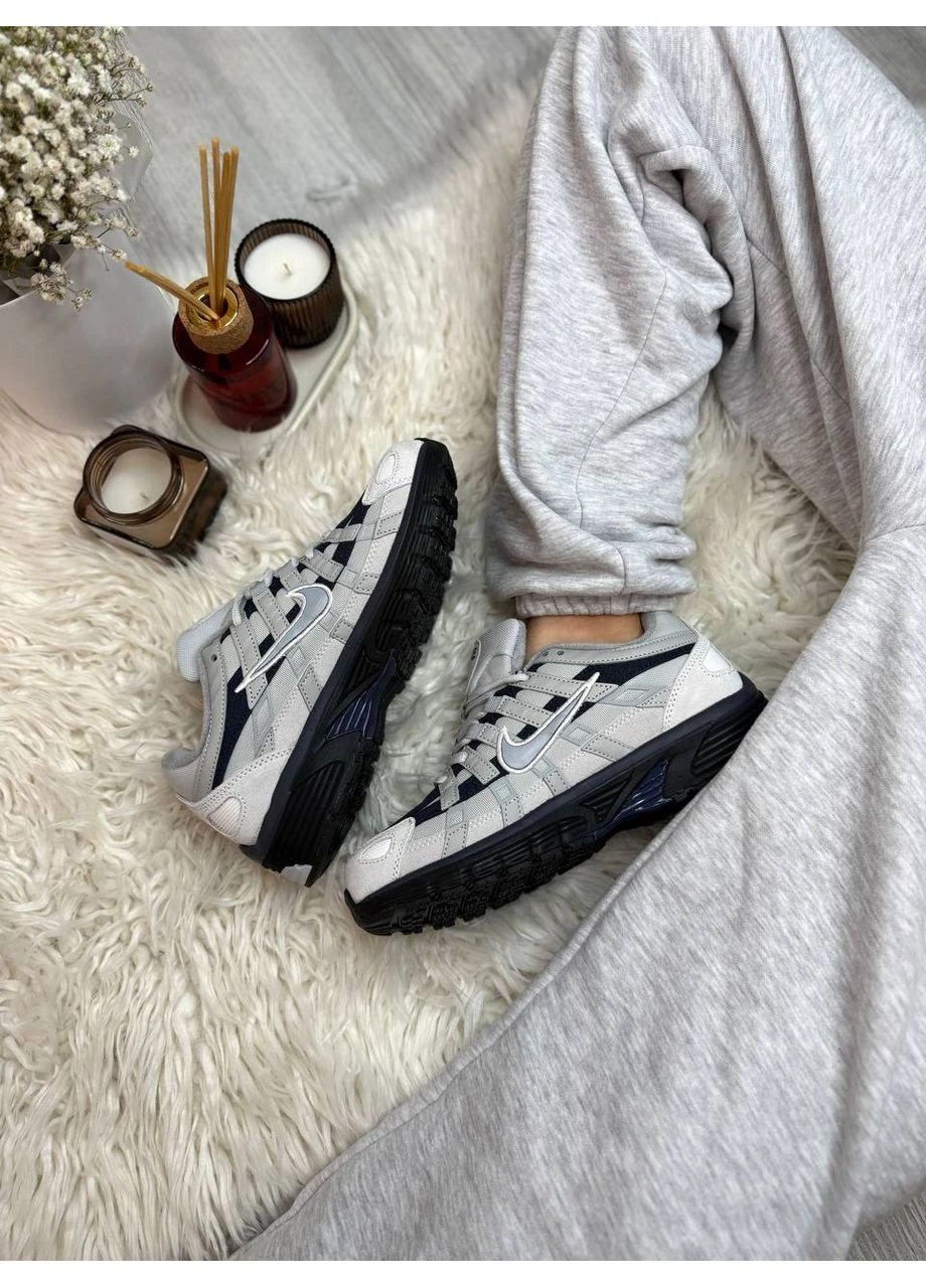 Білі літні кросівки nike p-6000 white blue gore-tex найк п-6000 No Brand