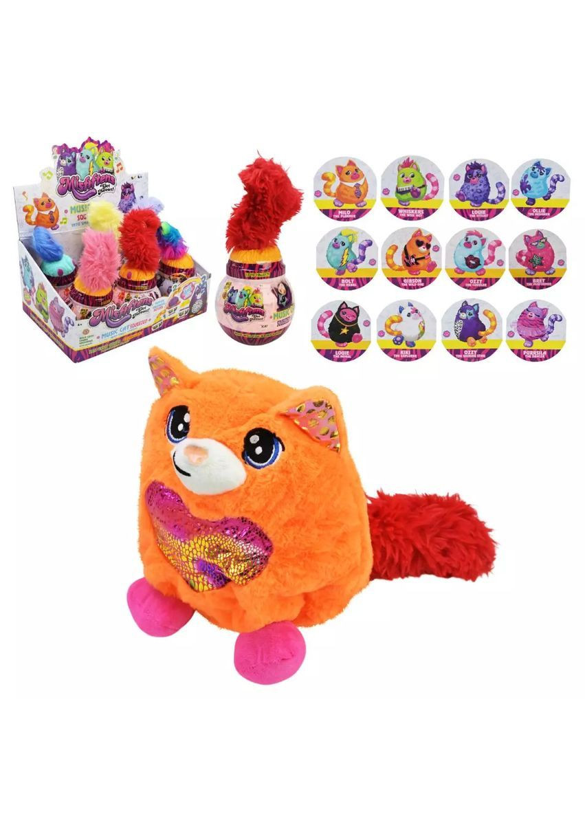 Інтерактивна м'яка іграшка Кіт-сюрприз у банці Misfittens, в асортименті - No Brand C2371 (371929133)