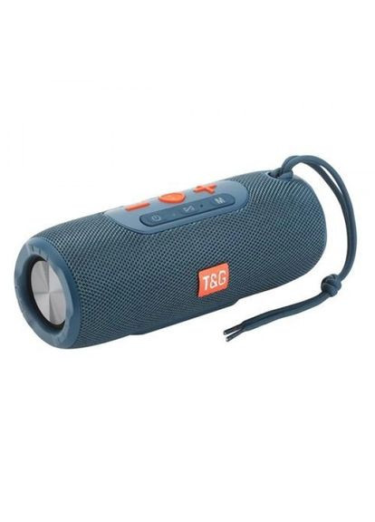 Портативна Bluetooth-колонка TG341 зі шнурком, Бездротова колонка портативна потужна. Колір: синій T&G (297442908)
