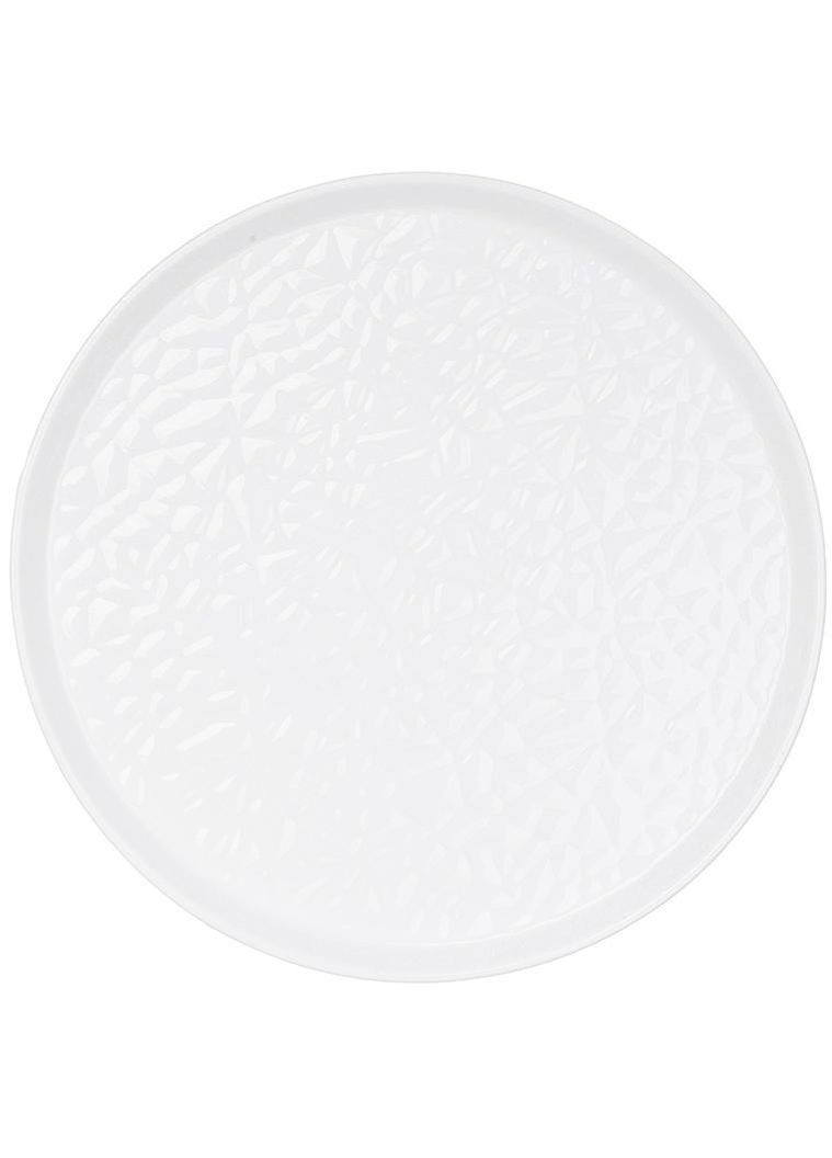 Тарілки порцелянові "White City" Bubbles Ø27см, набір 2 круглі тарілки BonaDi (330020048)