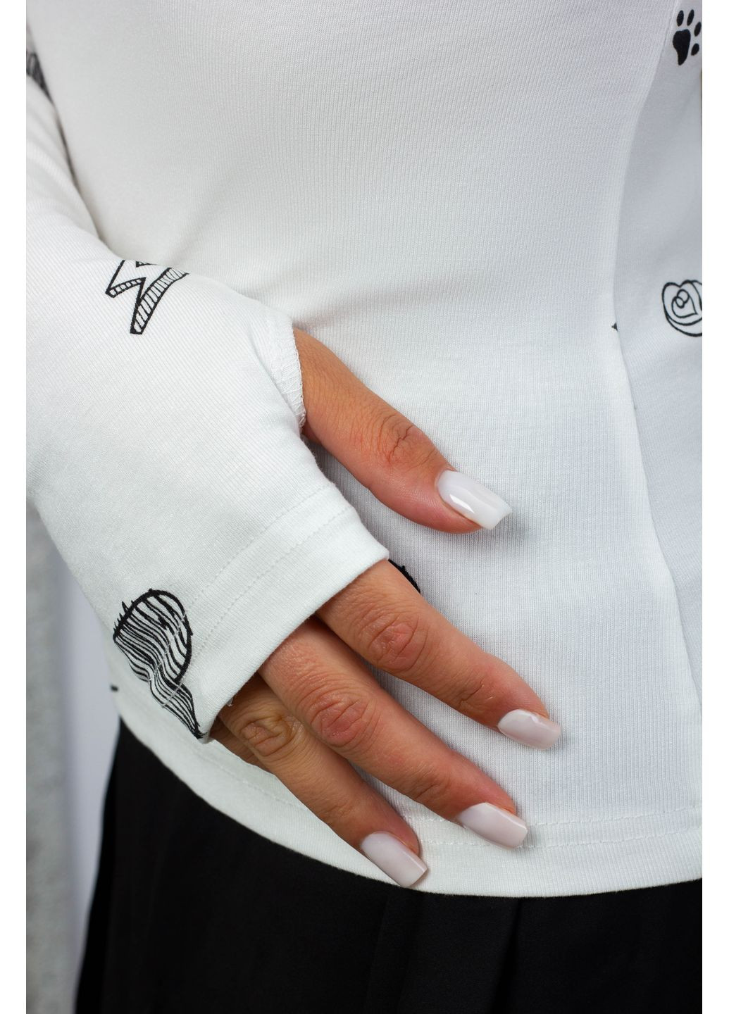 Лонгслів жіночий MT47 білий 346458 NaNa (356454765)