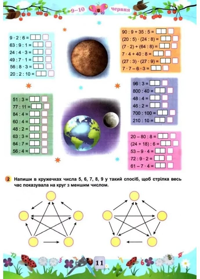 Математика. Літній зошит: із 3 в 4 клас - Цибульська С. Підручники і посібники (358935331)