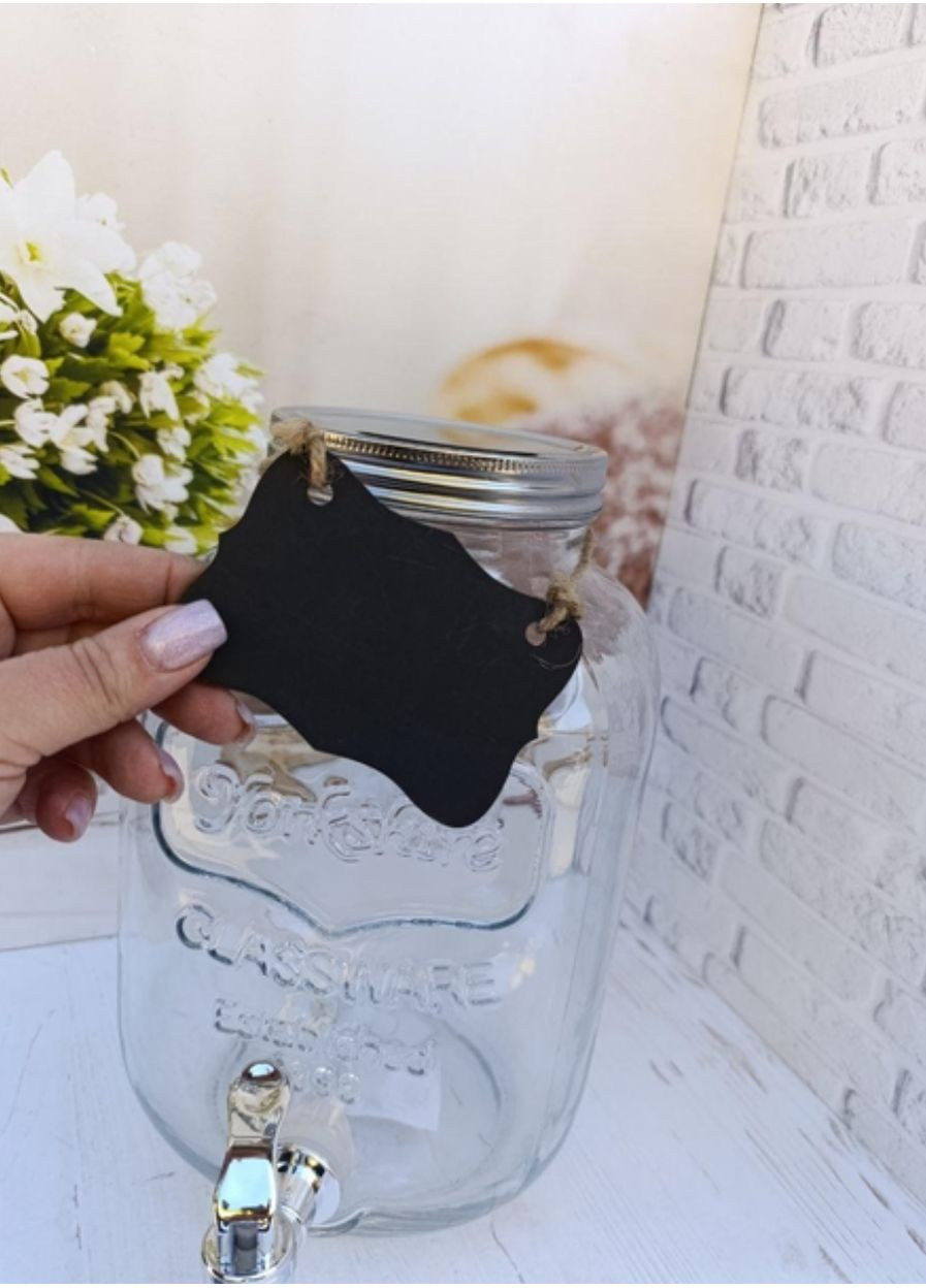 Лимонадник 9037-6 стеклянный 5.2 л Прозрачный SNT (349443292)