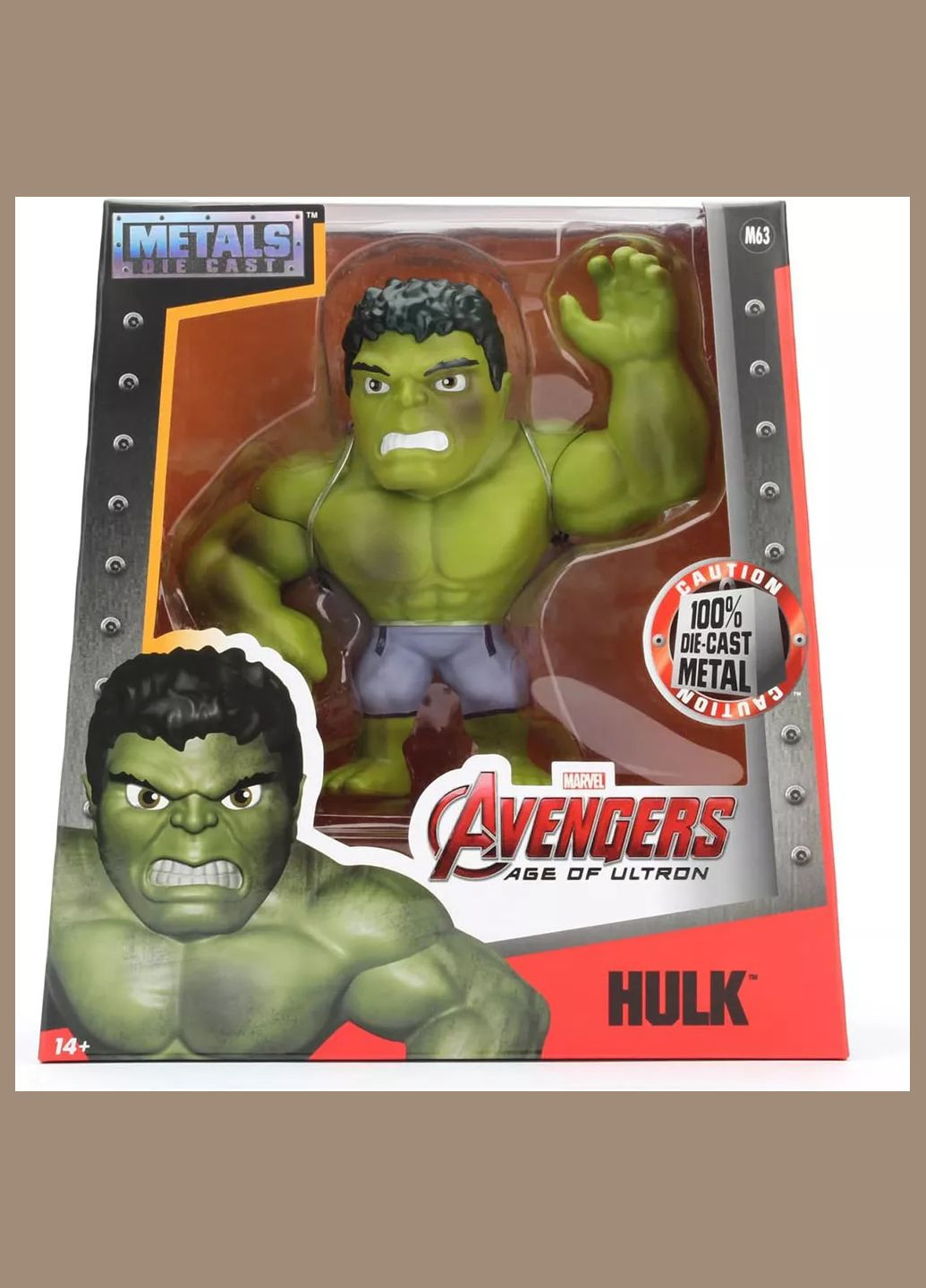 Фигурка Marvel Халк 15 см (253223004) Jada (333252839)