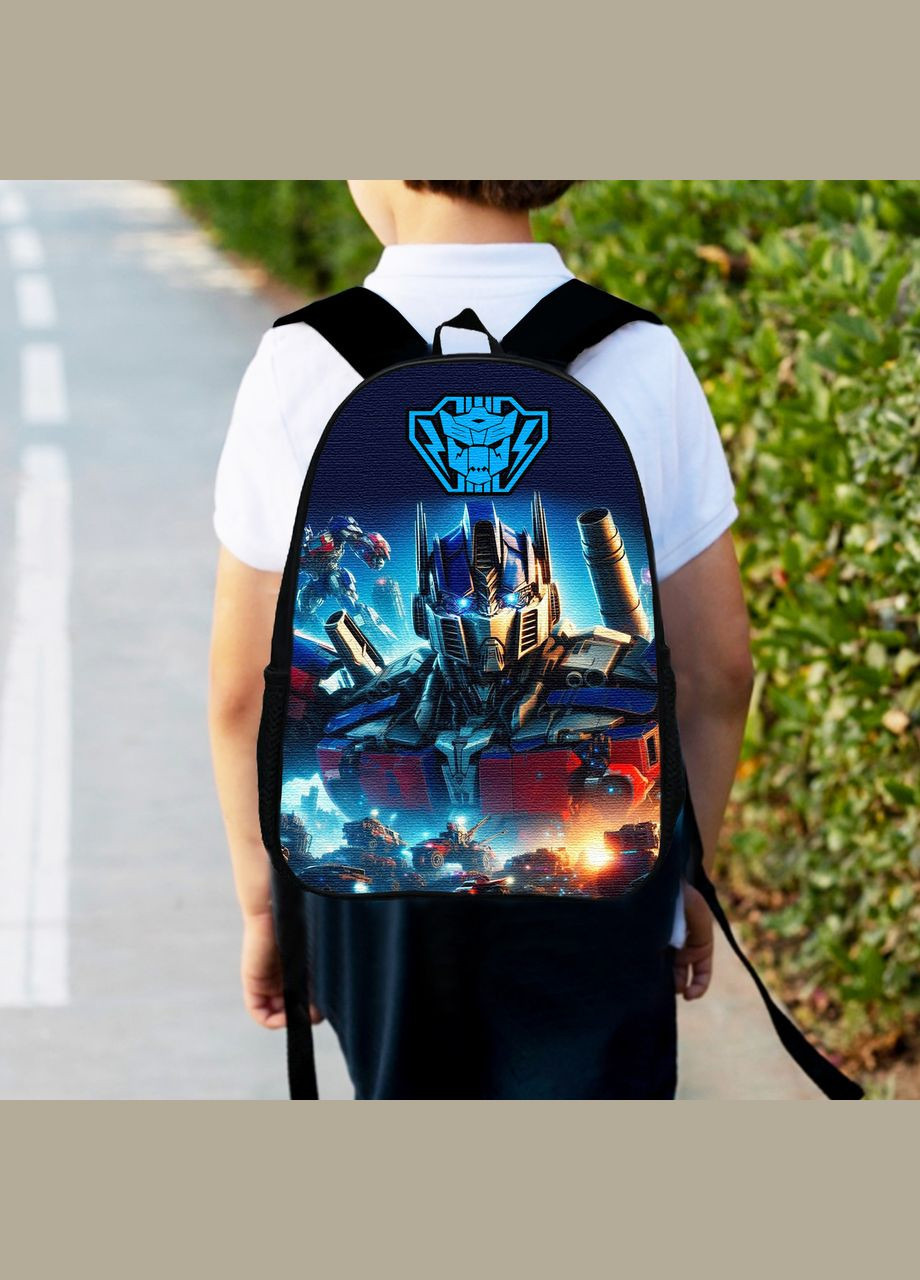 Рюкзак детский Трансформеры "Transformers"34х27см,городской ранец для мальчика с принтом (0564) No Brand (306438311)