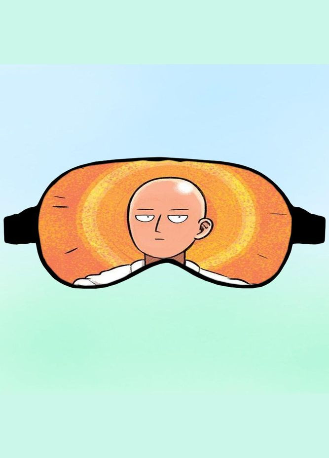 Маска для сну Аніме Ванпачмент #0001 чорна No Brand (315041880)