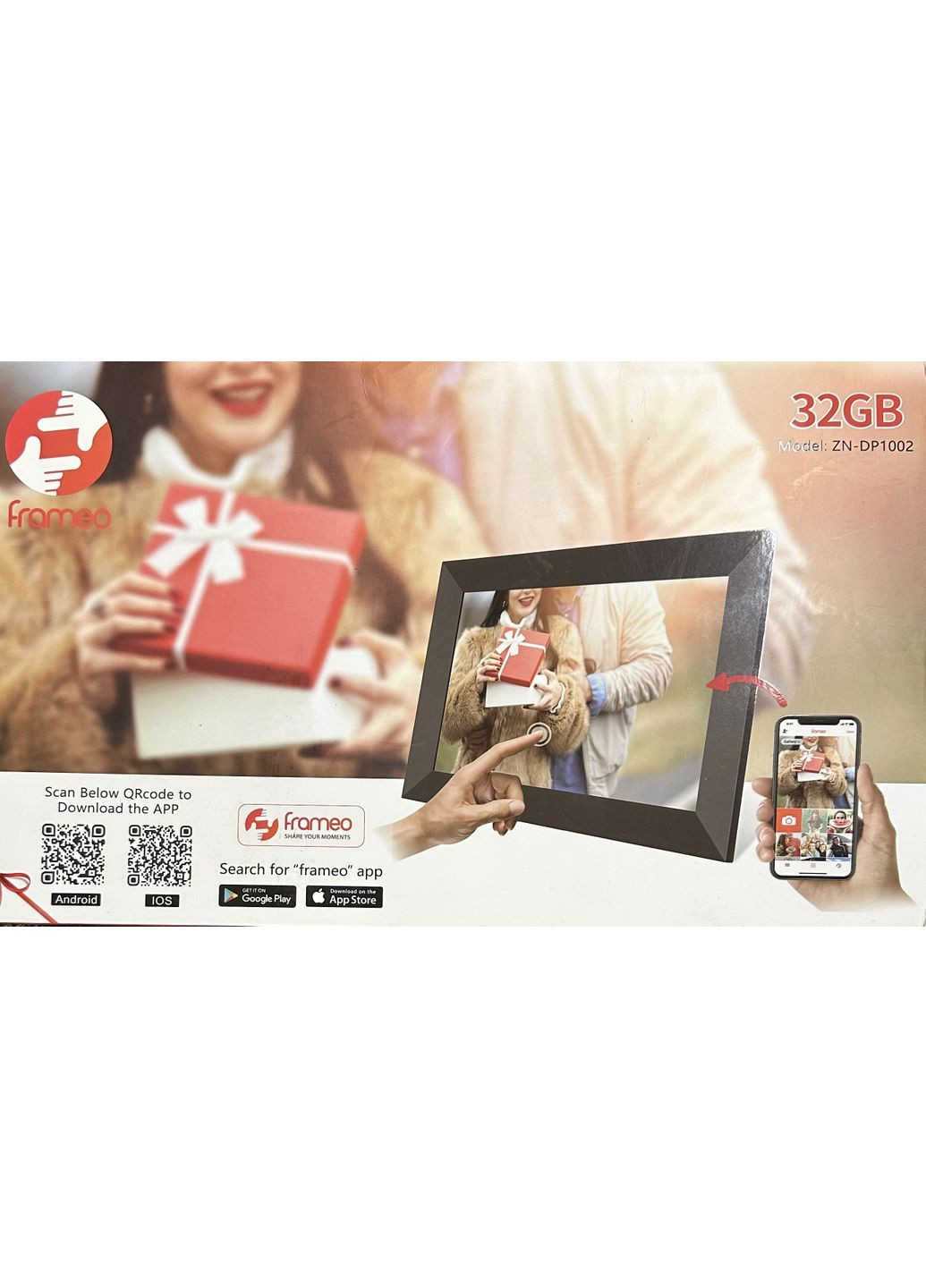 Цифрова фоторамка WiFi Photo Frame FRAMEO 10" 32 Gb No Brand (367831350)