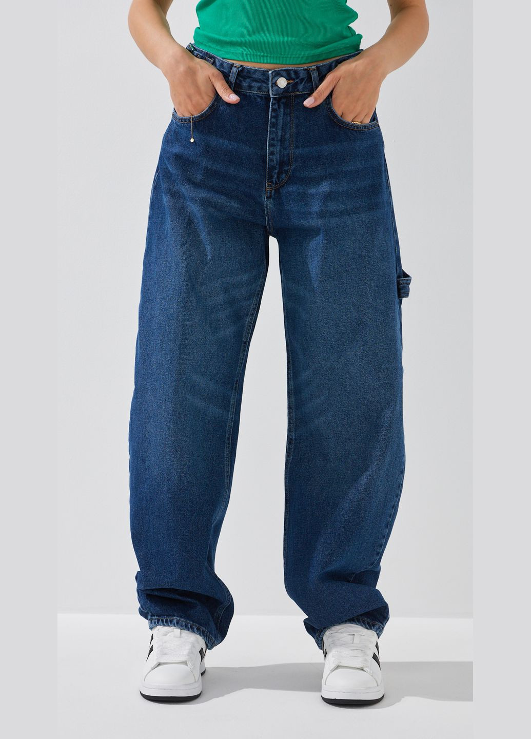 Джинсы женские 4515 Темно-синий shop (2000999140921) Baggy On me - (361401366)