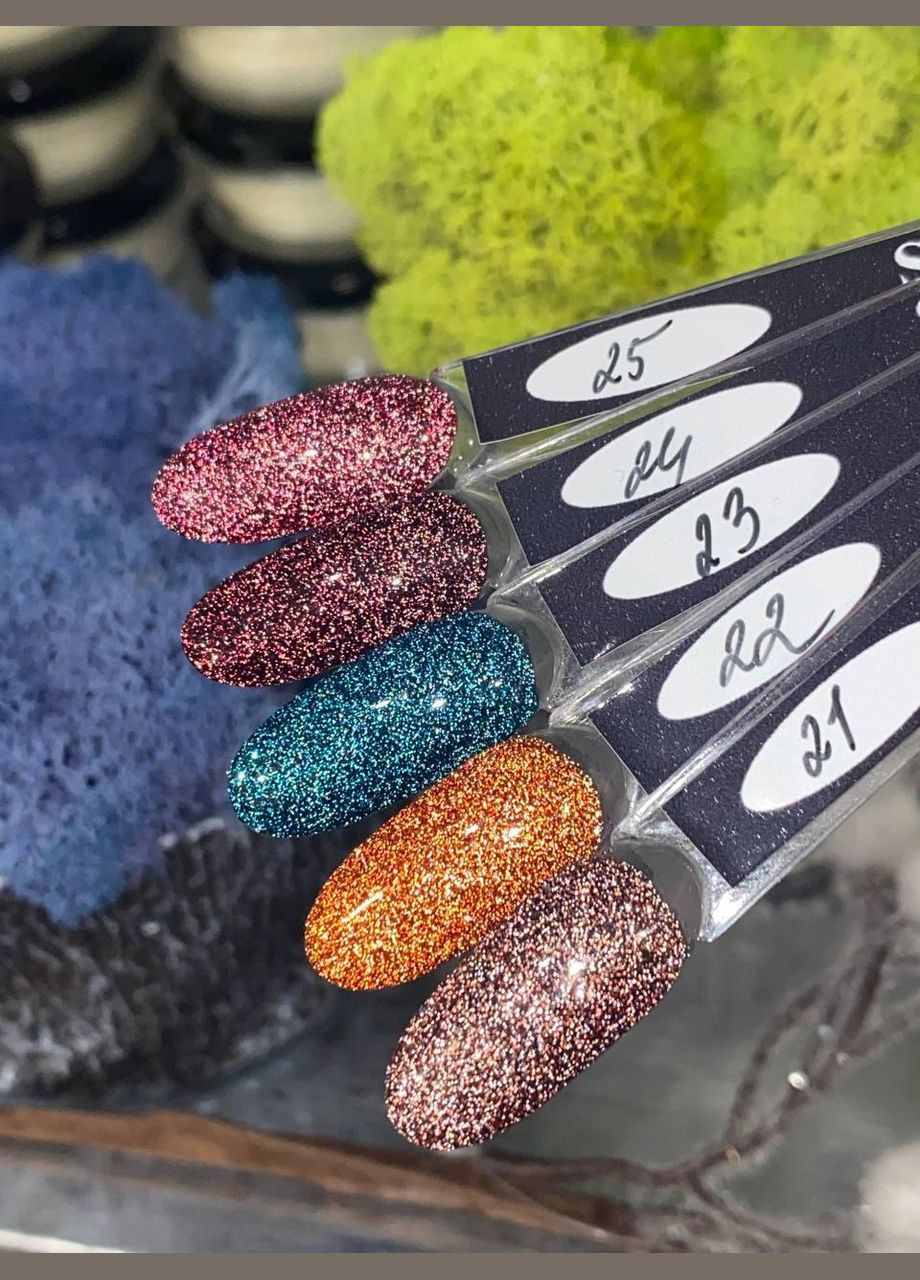 Светоотражающий гель-лак Fiery 22 8 мл Saga (342376348)