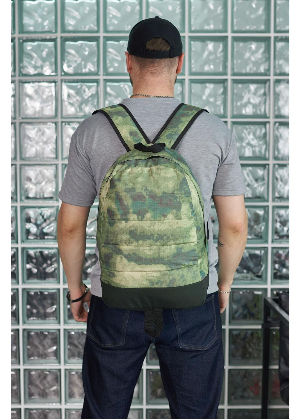 Рюкзак камуфляж вмісткий Водостійкий та міцний матеріал No Brand (360964296)