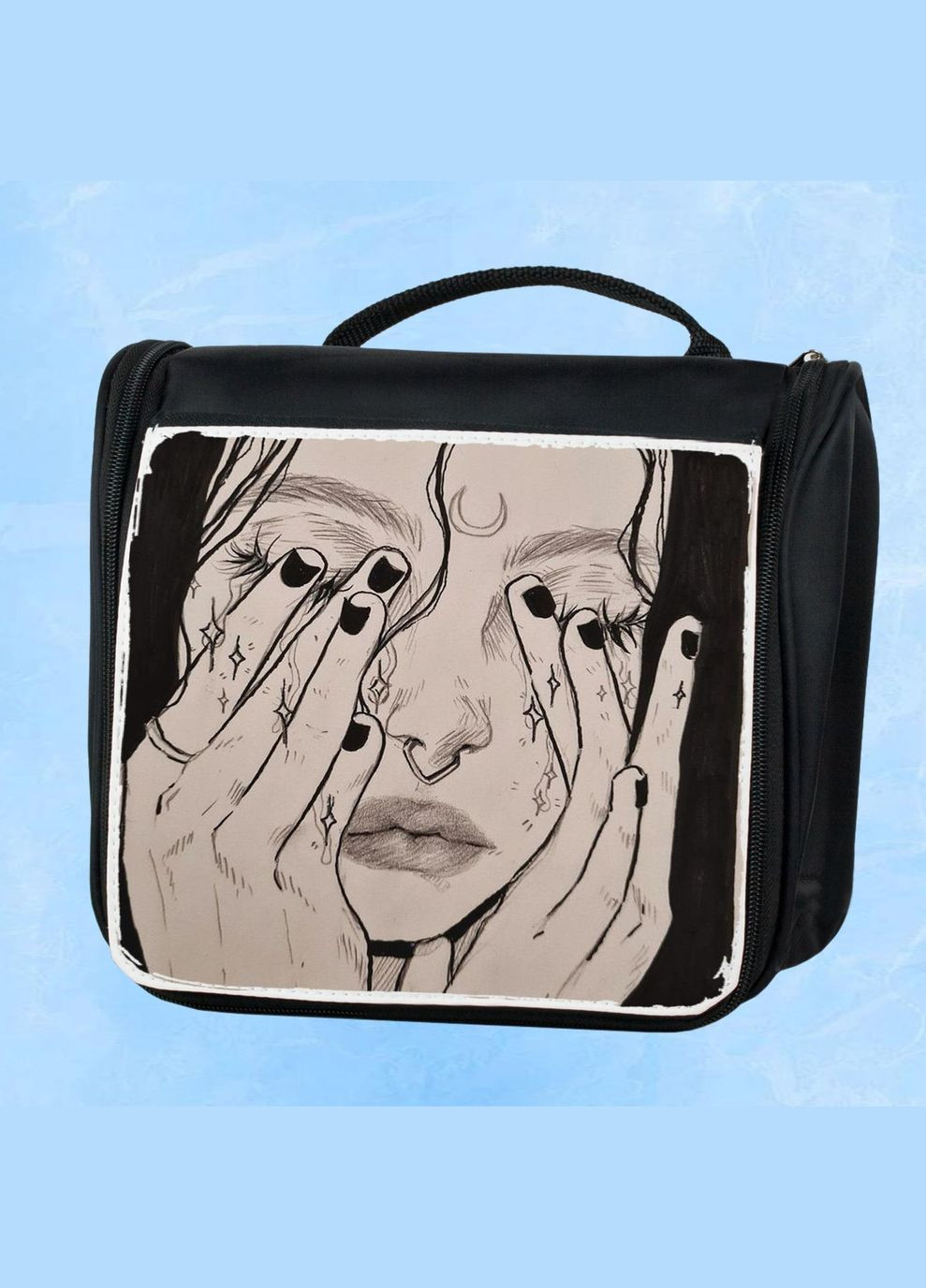 Дорожня сумка - органайзер для косметики несессер Art #291 Чорна No Brand (318677384)