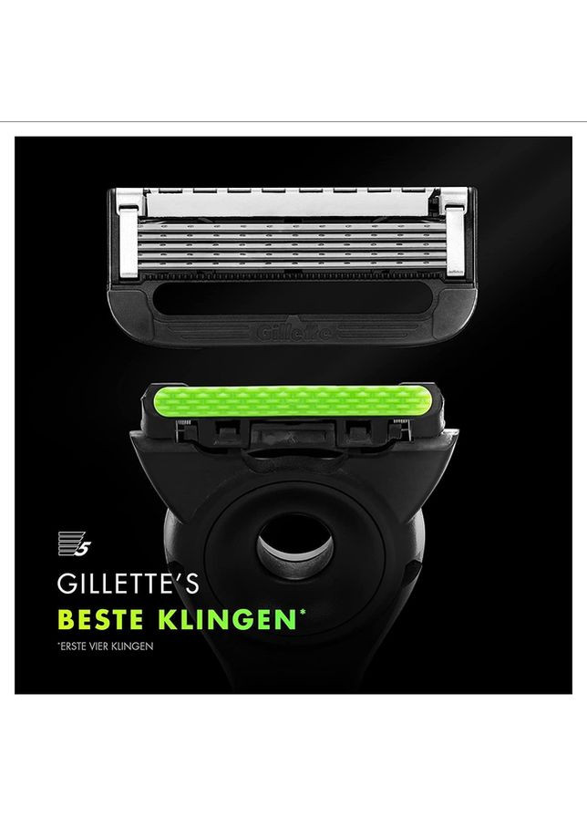 Картриджі змінні для гоління (леза касети) чоловічі Labs 10 шт. Gillette (349457487)