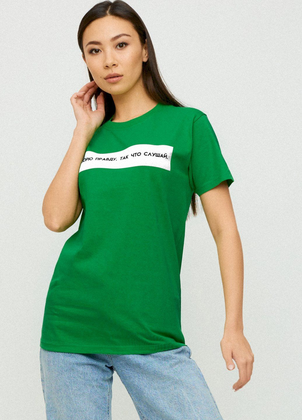 Футболка Boyfriend / air print / YAPPI - (225426170)