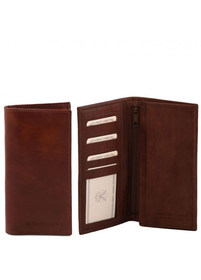 Чоловічий шкіряний гаманець подвійного додавання Leather TL140777 Tuscany Leather (315785960)