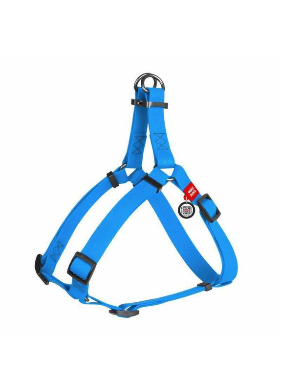 Водостійка шлея для собак з металевою фурнітурою WAUDOG Waterproof - 1,5х40-55 см Collar (361019499)