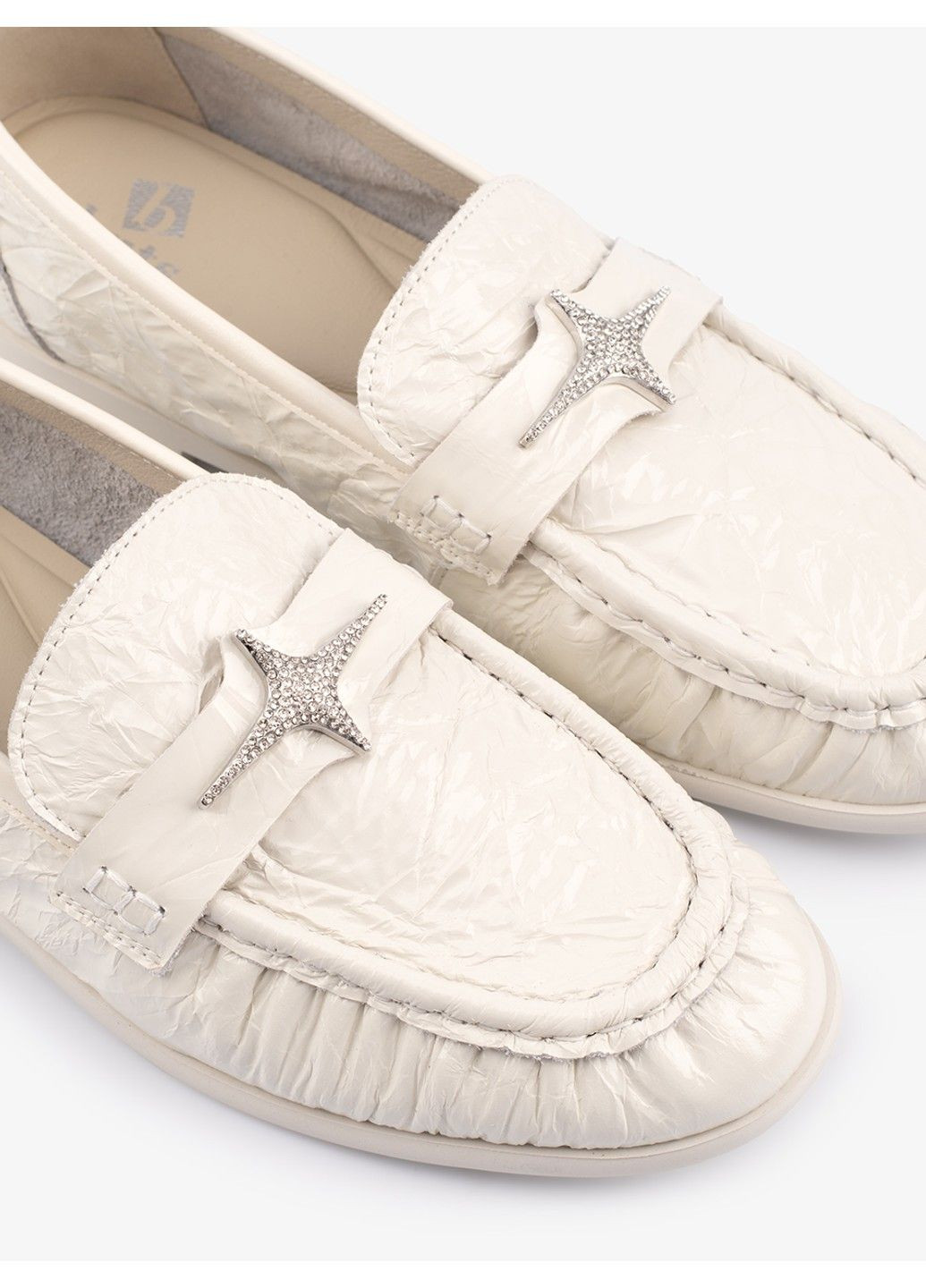 Buts Жіночі лофери 1101031 молочний з натуральна шкіра, — демісезон (317169034)