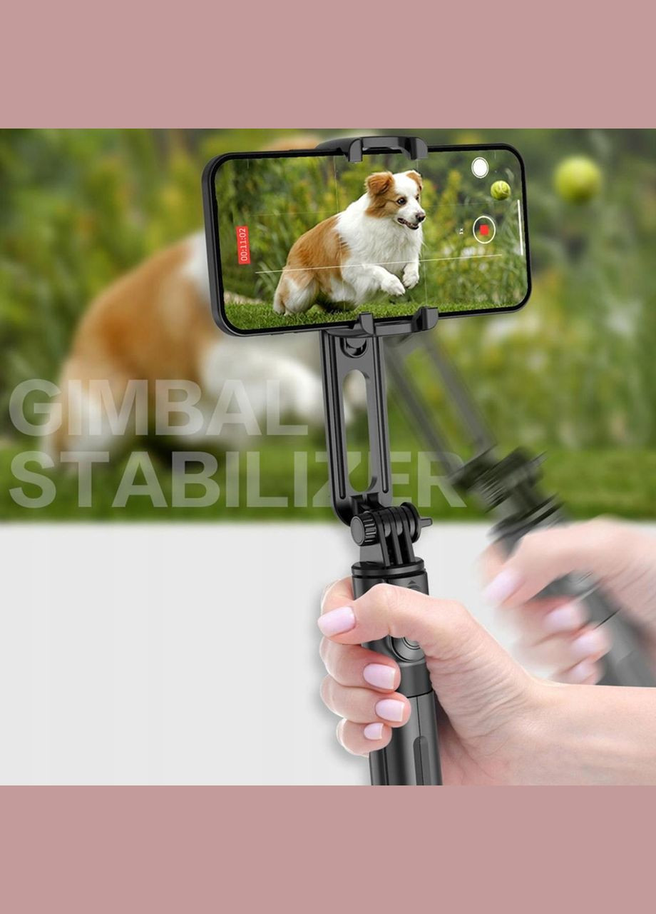 Стабилизатор для телефона Gimbal Stabilizer L18 Стедикам с Bluetooth кнопкой Селфи-палка 70см Selfie (317914223)