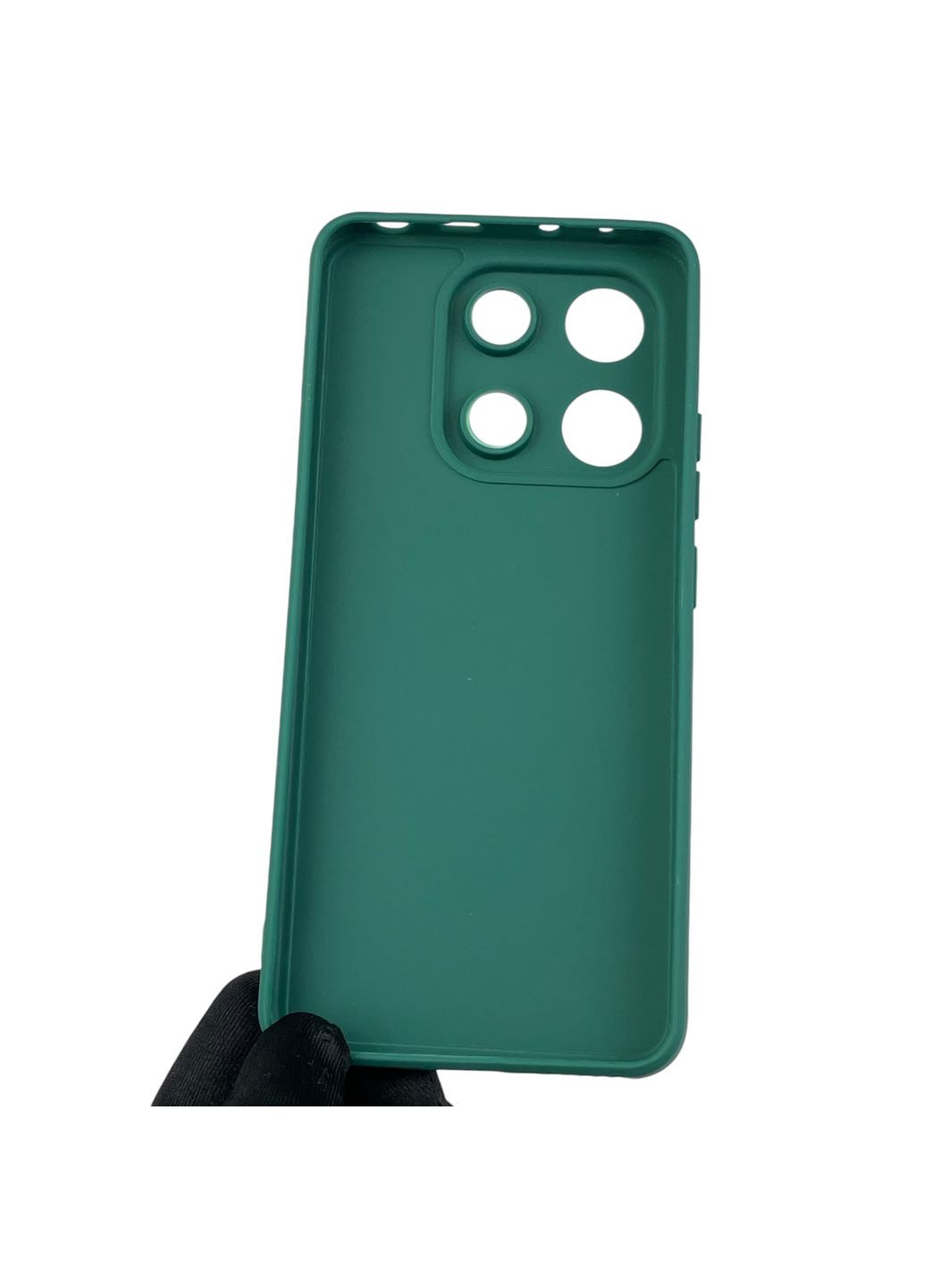 Чохол для Redmi Note 13 4G з квадратними гранями із захистом камери на сяомі редмі нот 13 4г зелений Xiaomi (366387624)