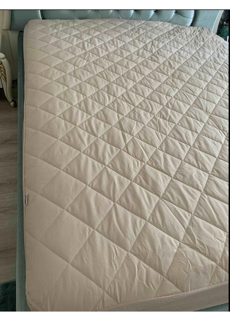 Наматрацник водонепроникний з бортами., ромб. Туреччина.180Х200 см. Бавовна, аквастоп. No Brand (366293891)