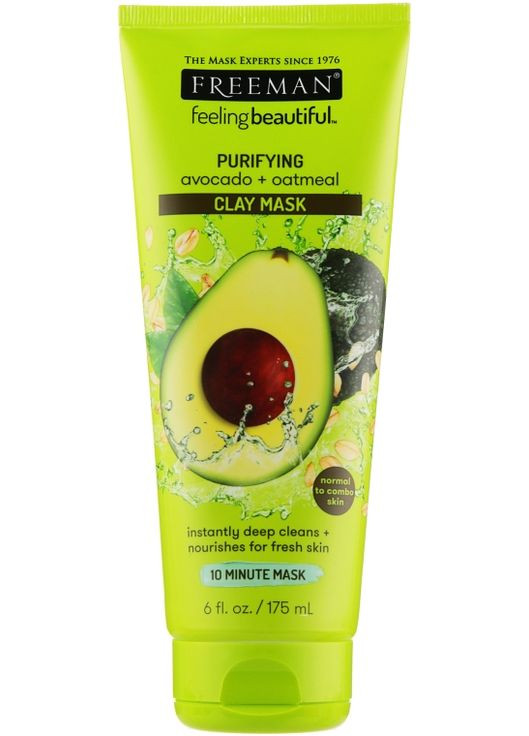 Очищаюча глиняна маска для обличчя Feeling Beautiful Facial Clay Mask 175ml (255899-1288) Freeman (368663782)