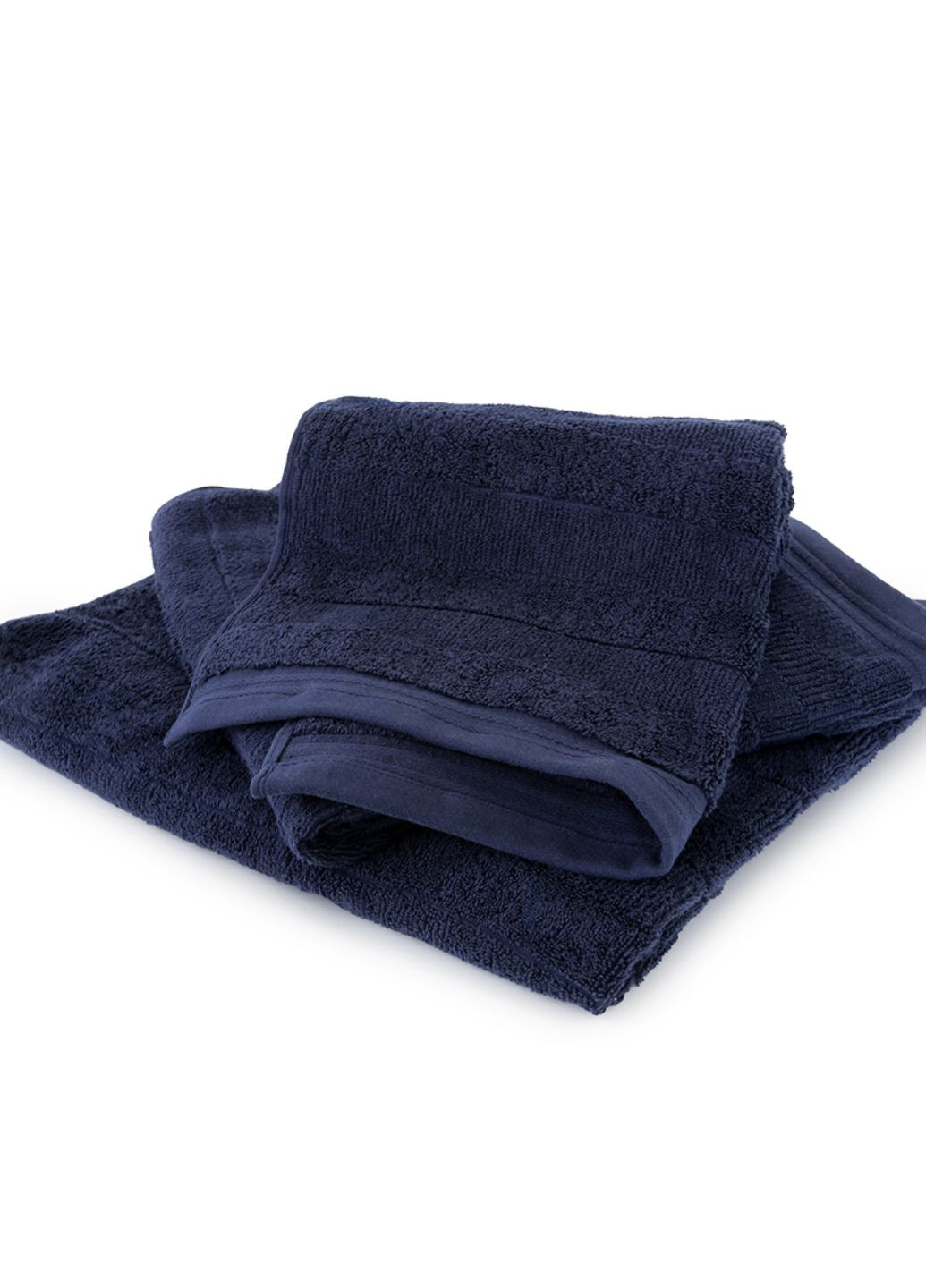 Рушник "Натхнення" 70x140 см MVM однотонний темно-синій