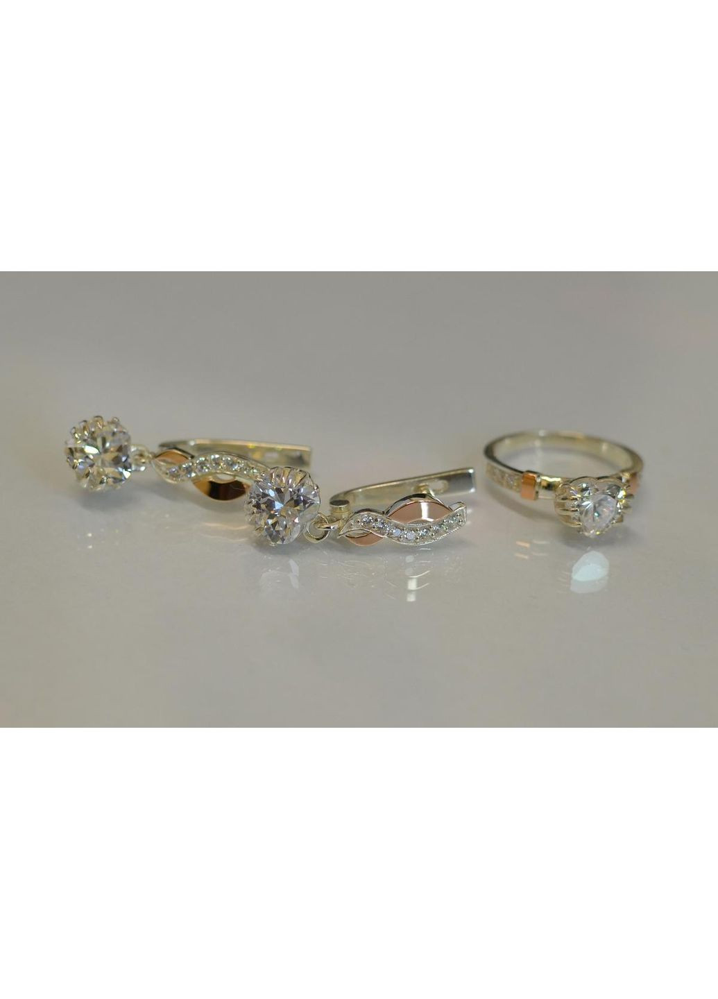 Набор серебряный сердце в руках Silver Style (367268355)