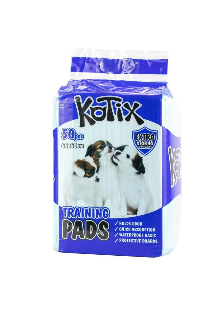 Одноразові пелюшки для собак Premium 60*60 см, 50 шт/уп 1342 KOTIX (278308207)