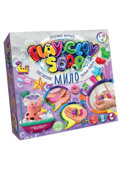 Набір креативної творчості "Пластилінове мило" Play Clay Soap PCS-01 великий (Рибка) No Brand (339782377)