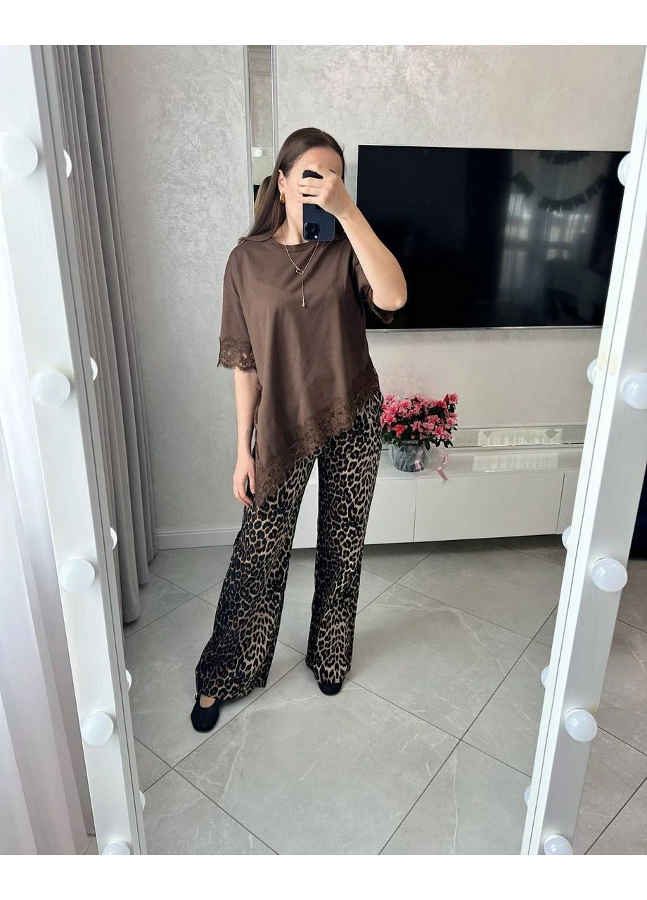 Футболка жіноча базова з мереживом Style Point - (388639811)
