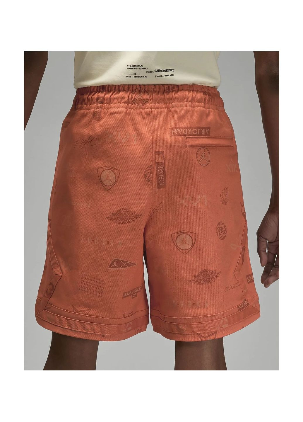 Шорти чоловічі M J Flt Hrtg Short Orange Air Jordan (366038956)