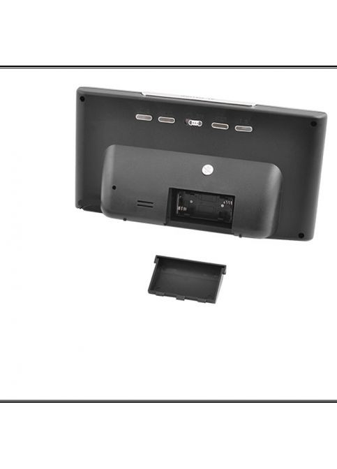 Электронные зеркальные часы настольные VST 732Y Черные с Зеленой подсветкой Zegor (297443759)